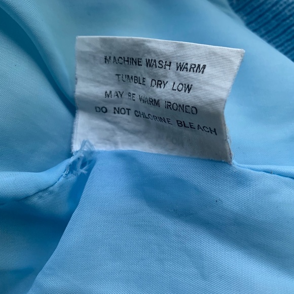 VINTAGE Changing Scene Womens Blue Zip Off Sleeves Jacket Coat Vest Size L - Picture 10 of 10